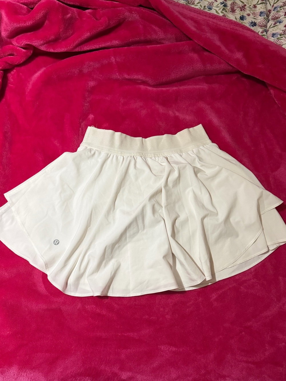 lululemon athletica White Circle Skirt with Elastic Waistband